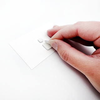 3D Foam Squares - White Mix