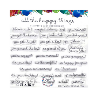 all the happy things Stamp Set
