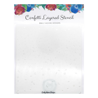 Confetti Layered Stencil