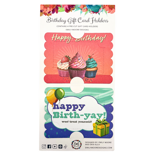 Birthday Gift Card Holders (4 ct.)