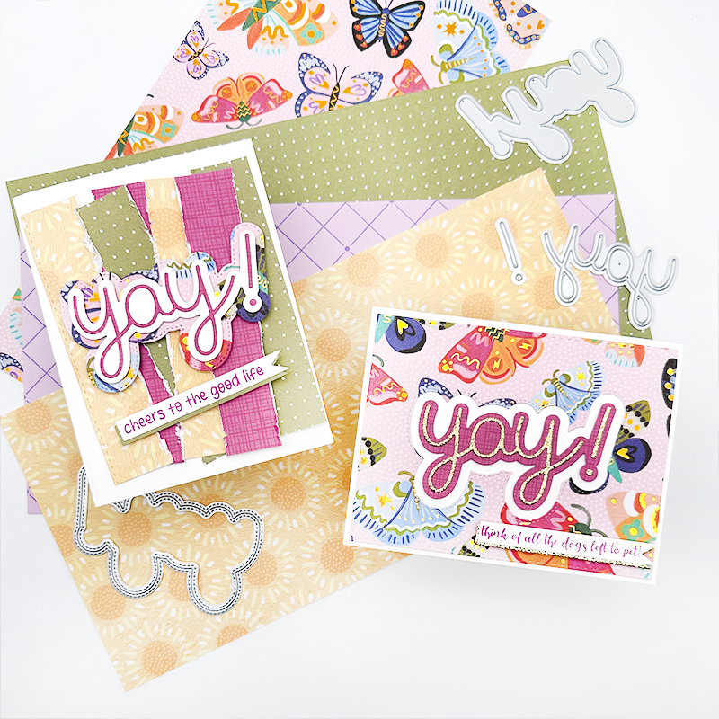 Emily Moore Designs NEW yay! Layered Word Die