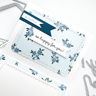 Use the all the happy things Stamp Set & NEW Decorative Sentiment Dies with our yay! Layered Word Die to create beautiful and meaningful cards!
