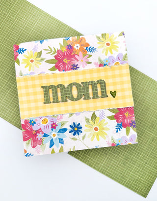 Check out how simple it is to create a square pocket card for Mom this Mother's Day!