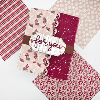 Make this super simple yet beautifully detailed horizontal fun fold card for holidays, birthdays &amp; more!