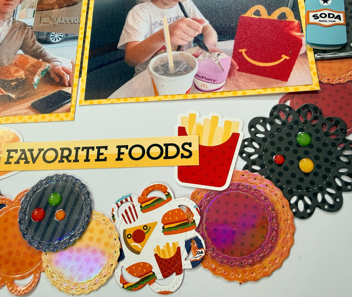 A Scrapbook Page FULL Of Circles