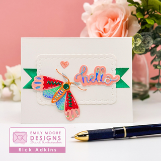 Clean & Simple Hello Spring Card