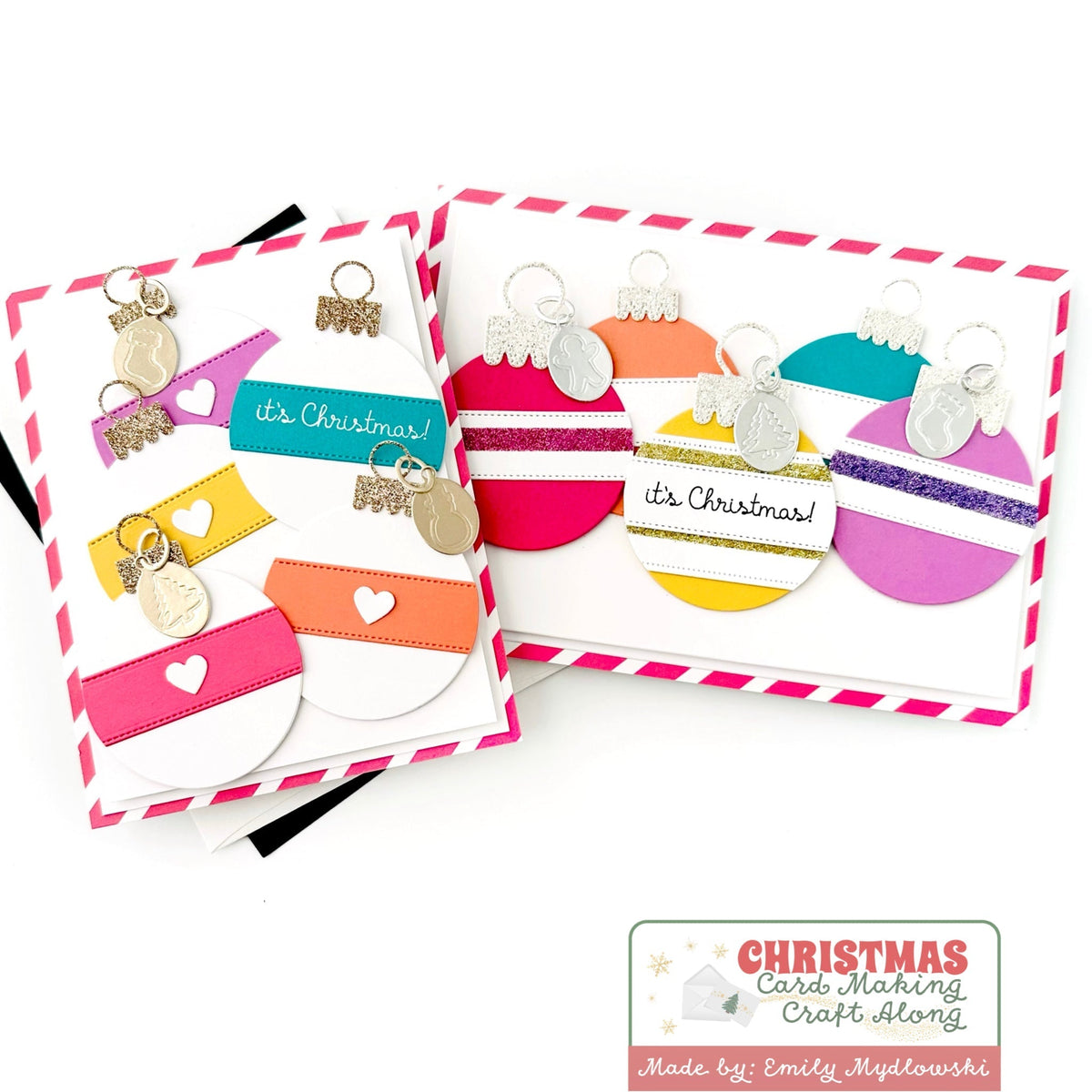 Follow along as Emily Mydlowski&nbsp;walks you through TWO stunning Holiday Rainbow cards! These are sure to brighten your holiday spirit this year!