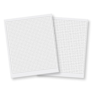 3D Foam Squares MICRO- White