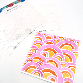 Rainbows Layered Stencil