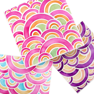 Rainbows Layered Stencil
