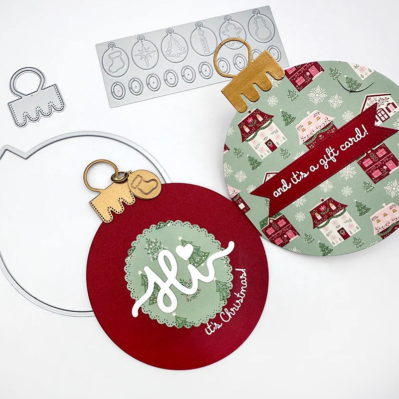 Ornament Christmas Card and Gift Card Holder