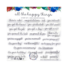 all the happy things Stamp Set