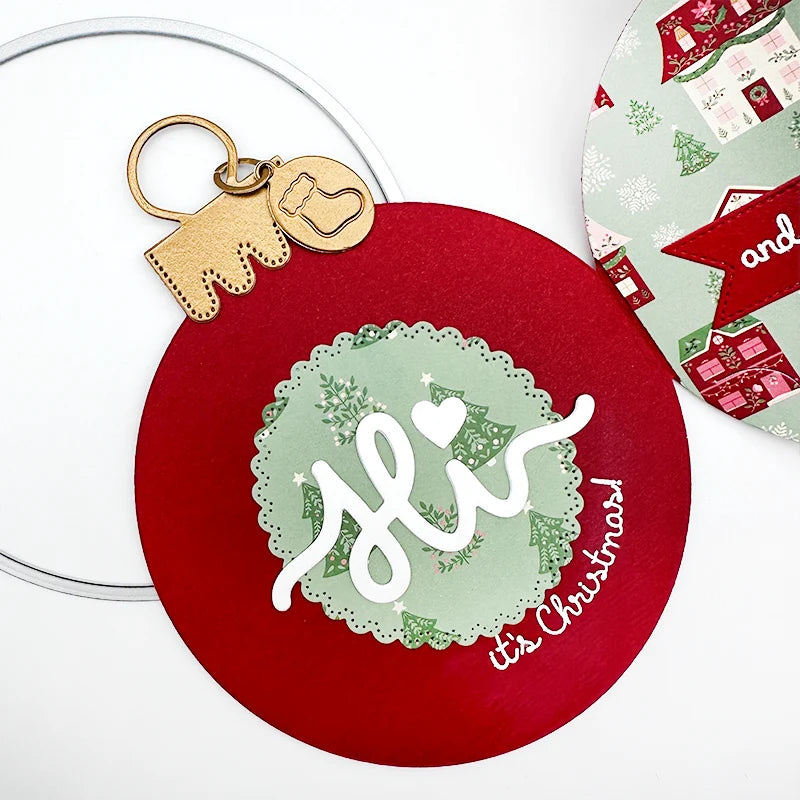 Ornament Christmas Card and Gift Card Holder