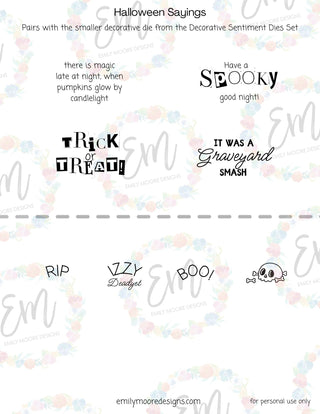 Halloween Sayings (FREE DOWNLOAD)