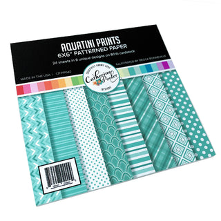 Aquatini Prints Patterned Paper (6x6)