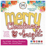 Merry Christmas Word Dies - Big & Bold