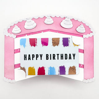 Make A Cake - Gift Card Holder Die