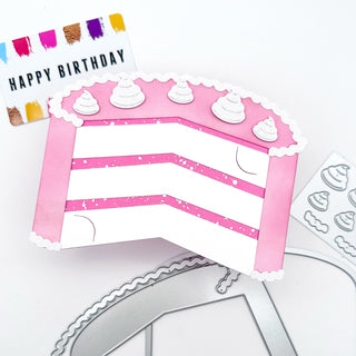 Make A Cake - Gift Card Holder Die