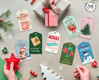 Christmas 2024 Celebration Gift Tags (FREE DOWNLOAD)