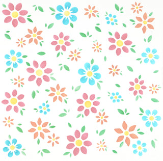 Field of Flowers Layered Stencil