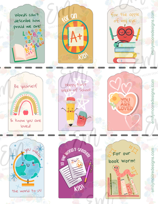Back To School Gift Tags (FREE DOWNLOAD)