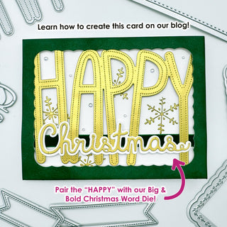 Happy Birthday Word Dies - Big & Bold