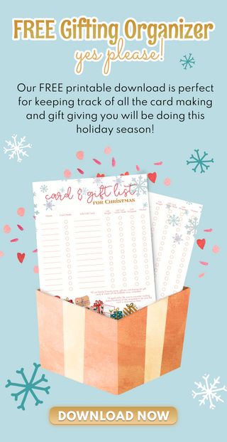 Card & Gift List for Christmas (FREE DOWNLOAD)