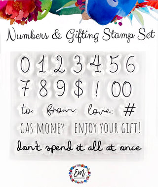 Numbers & Gifting Stamp Set