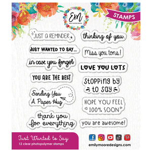 Just Wanted To Say Stamp Set