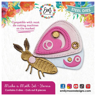 Make a Moth Die Set - Stevie