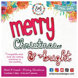 Merry Christmas Word Dies - Short & Sweet