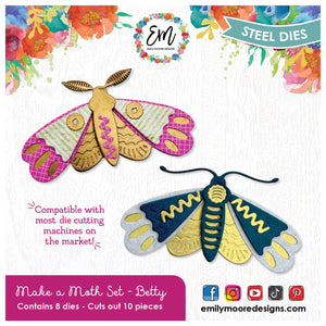 Make a Moth Die Set - Betty