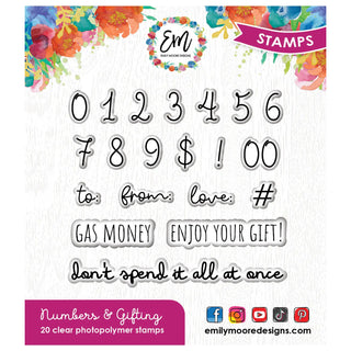 Numbers & Gifting Stamp Set