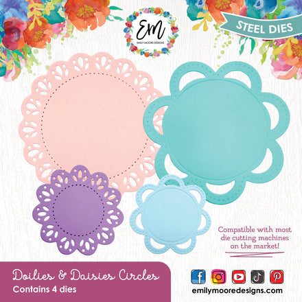 Doilies & Daisies Circle Dies