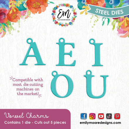 Vowel Charm Dies