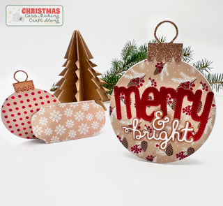 Merry Christmas Word Dies - Short & Sweet