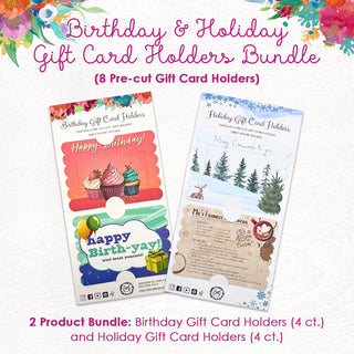Birthday and Holiday Gift Card Holder Bundle (8 ct.)