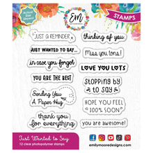 Just Wanted To Say Stamp Set