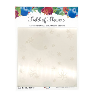 Field of Flowers Layered Stencil