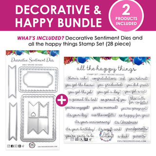 Decorative and Happy Bundle (2 Products)