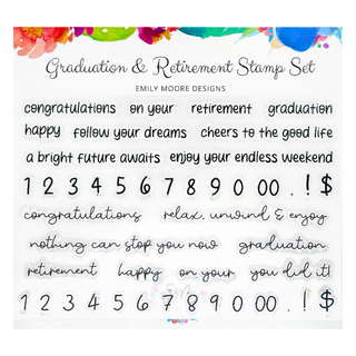Graduation & Retirement Stamp Set