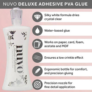 Nuvo Deluxe Adhesive - 2 Oz