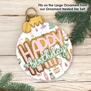 Happy Birthday Word Dies - Short & Sweet