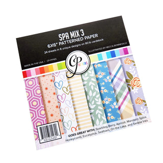 Spa Mix 3 Patterned Paper