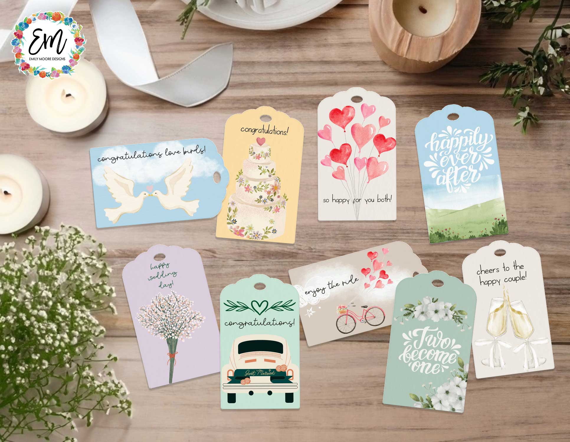 Wedding Gift Tags (FREE DOWNLOAD) – Emily Moore Designs wedding-gift-tags-free-download-emily-moore-designs