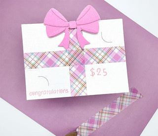 Gift Card Holder Die - With A Bow