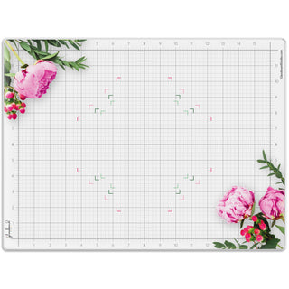 Floral Craft Mat / 13.5" x 18"